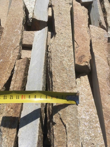 Горбушка златолит золотистый для облицовки купить в Чебаркуле