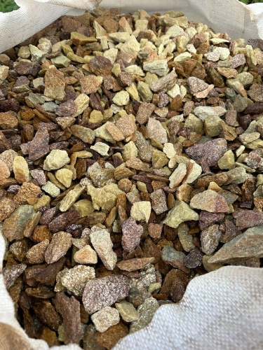 Златолит персиковый декоративная каменная крошка купить в Чебаркуле