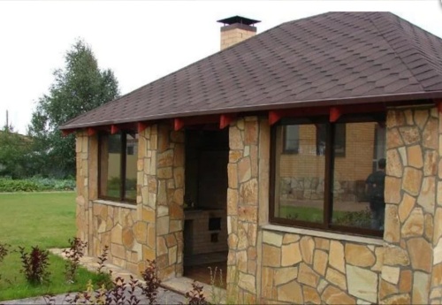 Плитняк златолит жёлтый для фасада 1,5-3 см купить в Чебаркуле